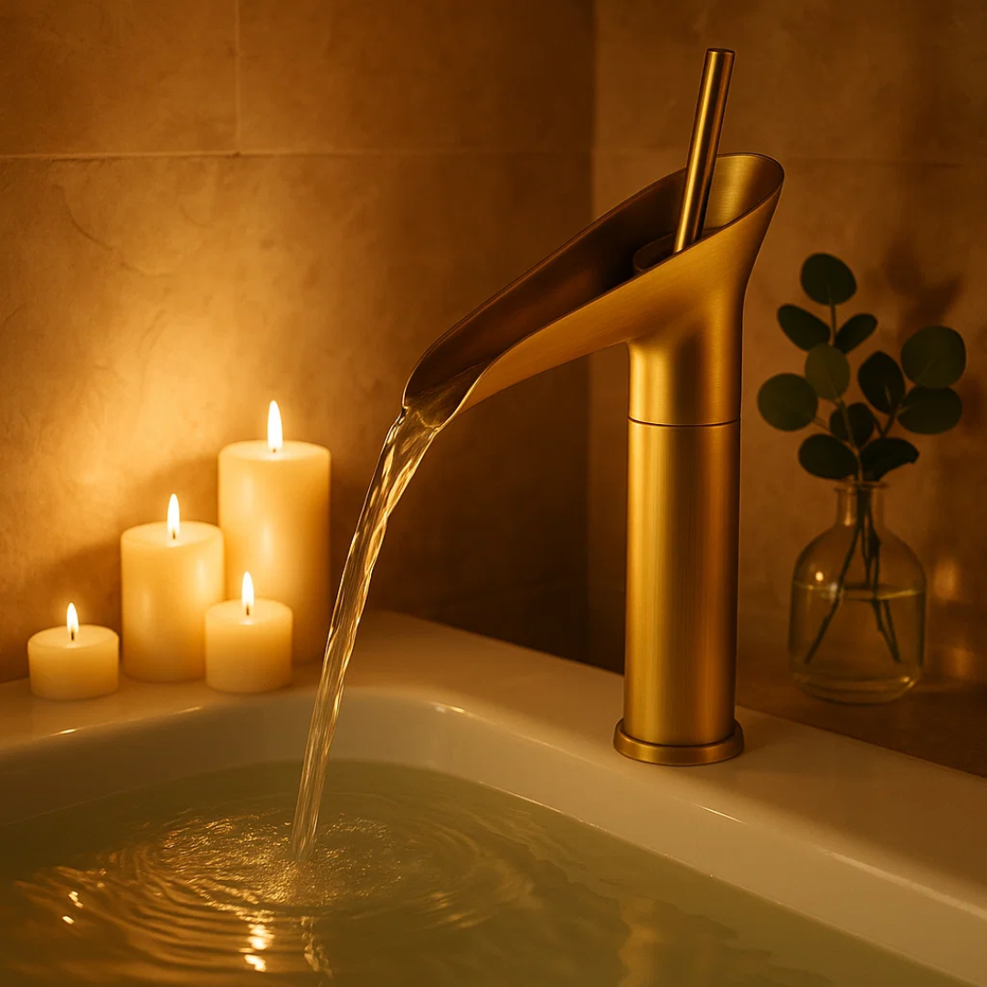 AquaLuxe | Armatur – Sanfter Eleganter Wasserfalleffekt