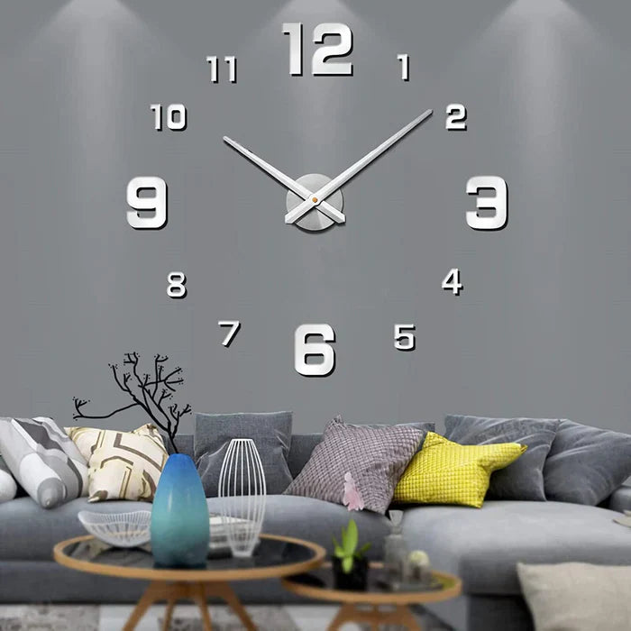 PrimeTick | Wanduhr – leises Uhrwerk für ruhige Wohnbereiche