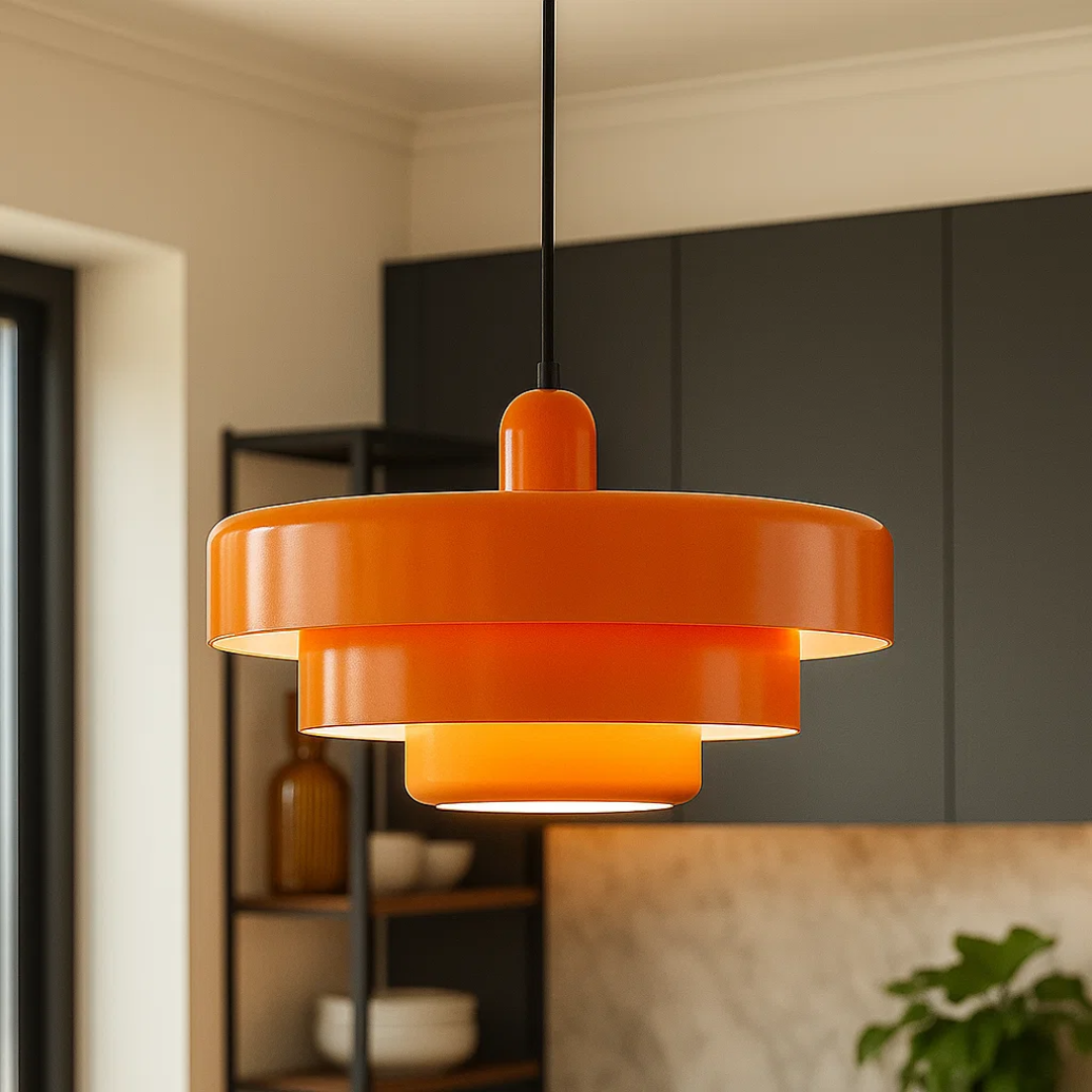 CrystalLoom | Hängeleuchte – Nordisches warmes Glasdesign