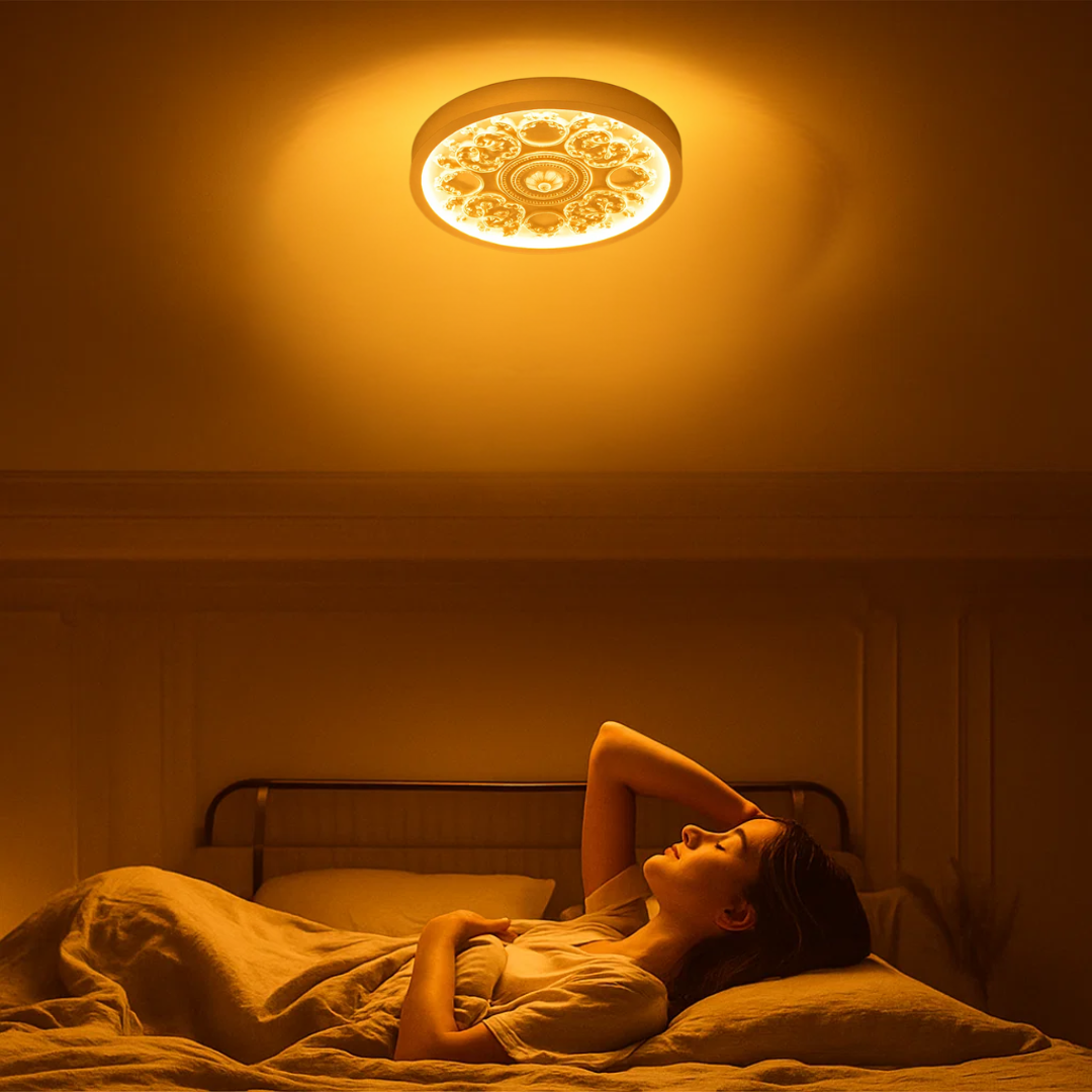 LumiCrest | Deckenleuchte – Einstellbares LED-Umgebungslicht