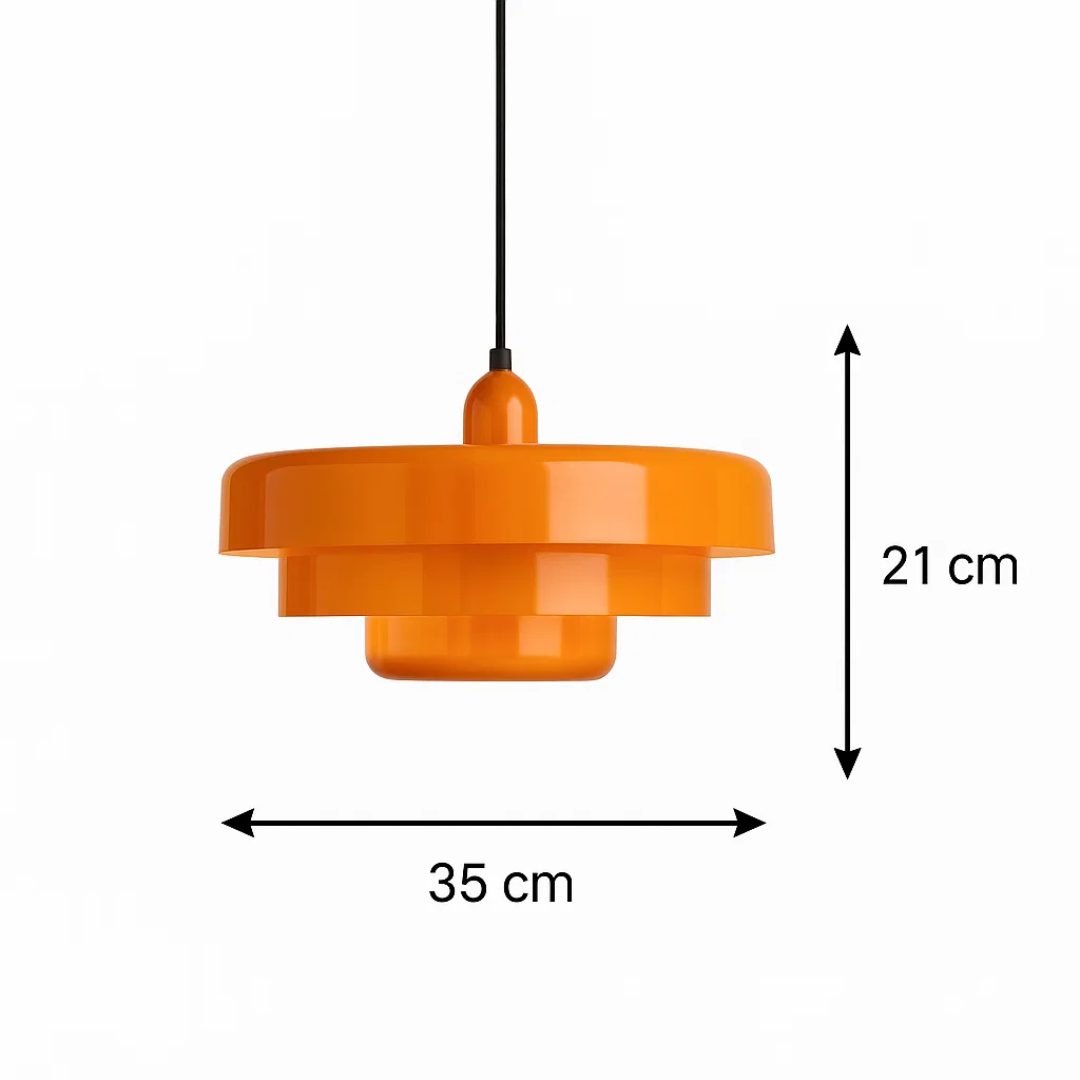CrystalLoom | Hängeleuchte – Nordisches warmes Glasdesign