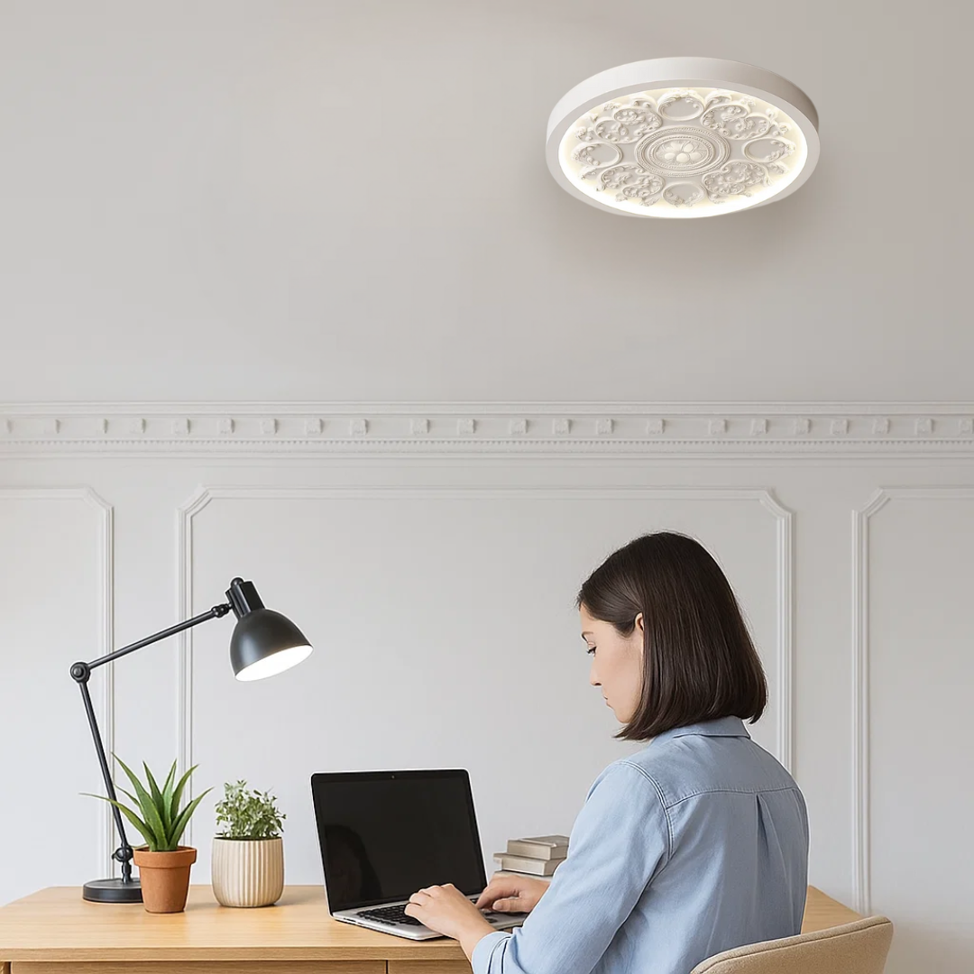 LumiCrest | Deckenleuchte – Einstellbares LED-Umgebungslicht