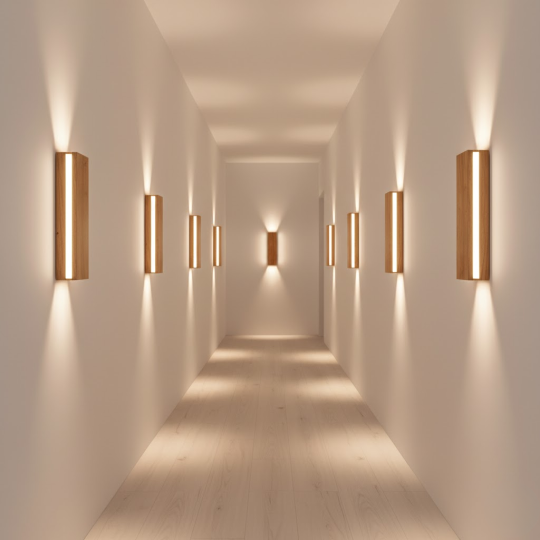 WoodGlow | Wandleuchte – Natürliche warme LED-Beleuchtung