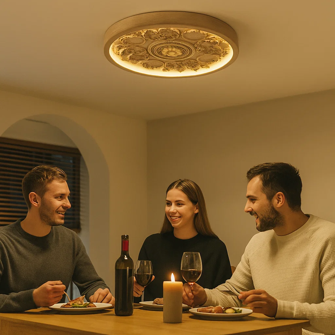 LumiCrest | Deckenleuchte – Einstellbares LED-Umgebungslicht