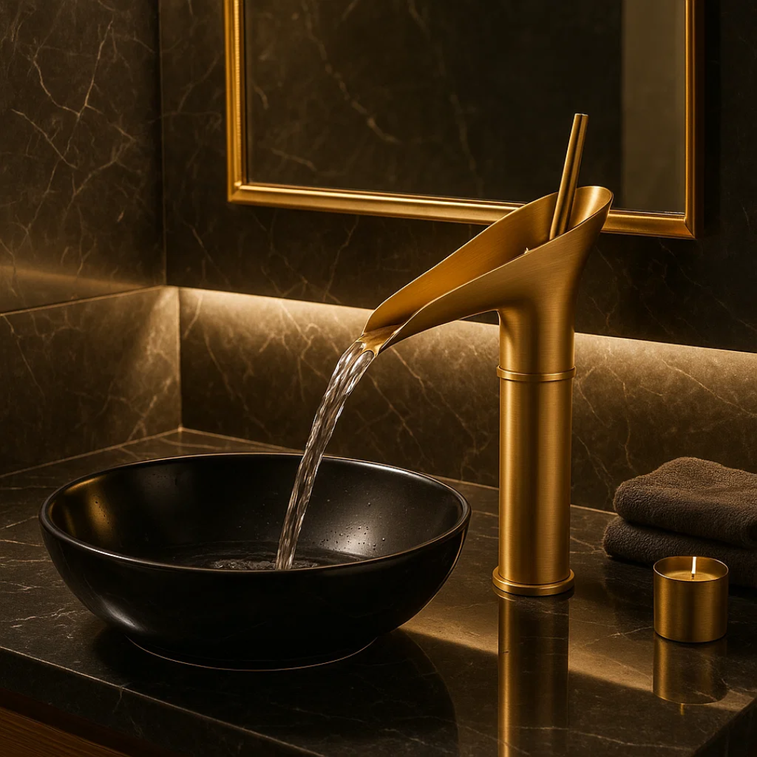 AquaLuxe | Armatur – Sanfter Eleganter Wasserfalleffekt