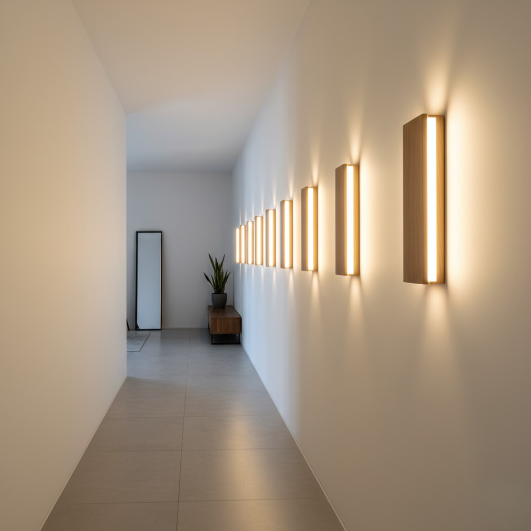 WoodGlow | Wandleuchte – Natürliche warme LED-Beleuchtung