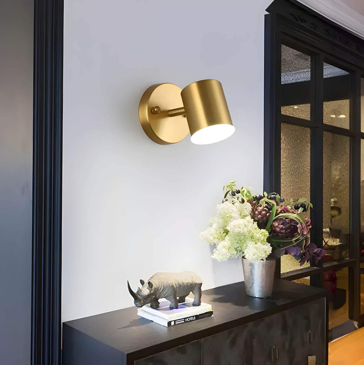 Elegante LED Wandleuchte aus Kupfer im Skandinavischen Design – 5W, Ideal für Schlafzimmer und Wohnzimmer 5