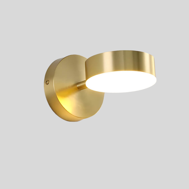 Elegante LED Wandleuchte aus Kupfer im Skandinavischen Design – 5W, Ideal für Schlafzimmer und Wohnzimmer 8