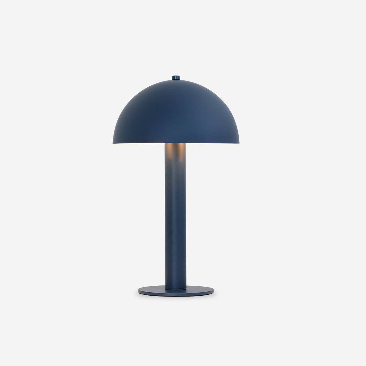 Elegante Tischlampe im Pilzdesign – Dimmbar, Metallkörper in Weiß, Blau und Kupfer, Ideal für Wohnzimmer und Schlafzimmer 1