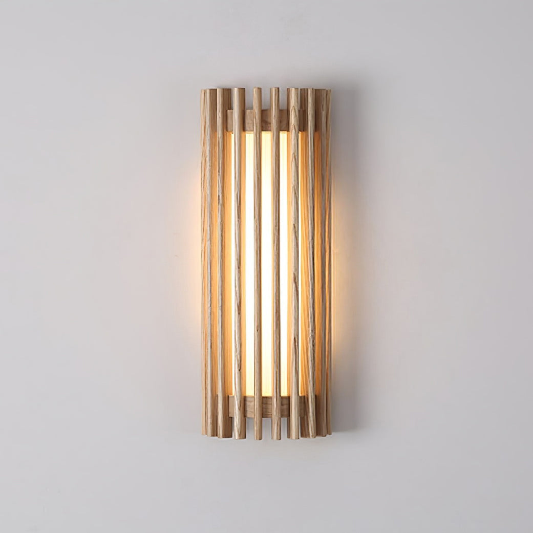 Elegante Wandlampe aus Walnussholz mit Integriertem LED und Warmweißem Licht – Indirekte Wandbeleuchtung für Gemütliche Atmosphäre 9