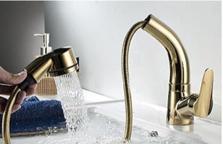AquaVelo | Badezimmerarmatur – Verstellbarer Auszug mit modernem Bedienkomfort