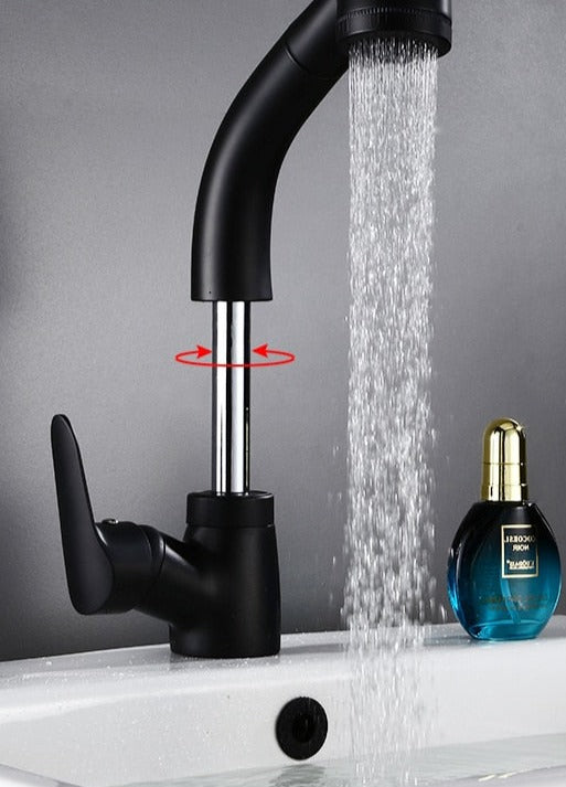 AquaVelo | Badezimmerarmatur – Verstellbarer Auszug mit modernem Bedienkomfort