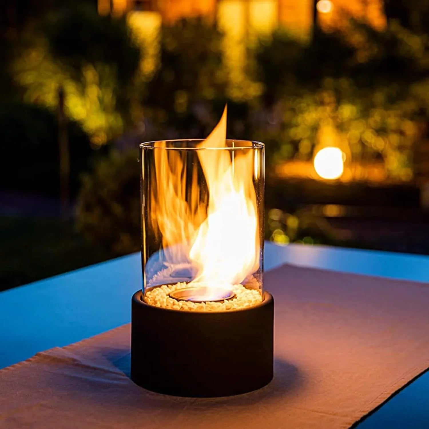 FlameAura | Tischkamin – Rauchfreies modernes Bioethanol-Design