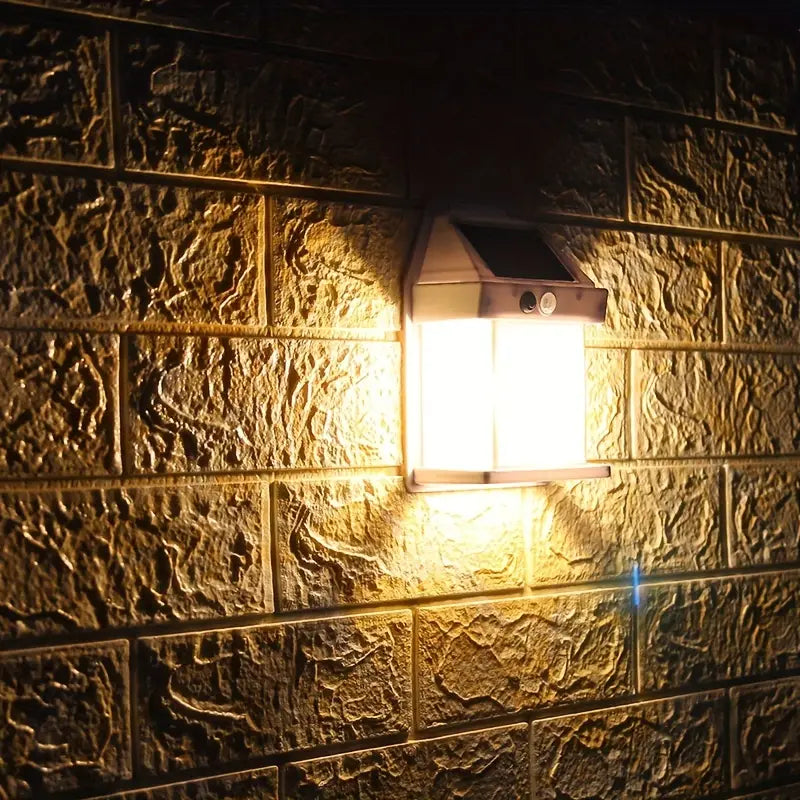 BrightSense | Solarleuchte – Bewegungsaktiviertes Starkes Sicherheitslicht
