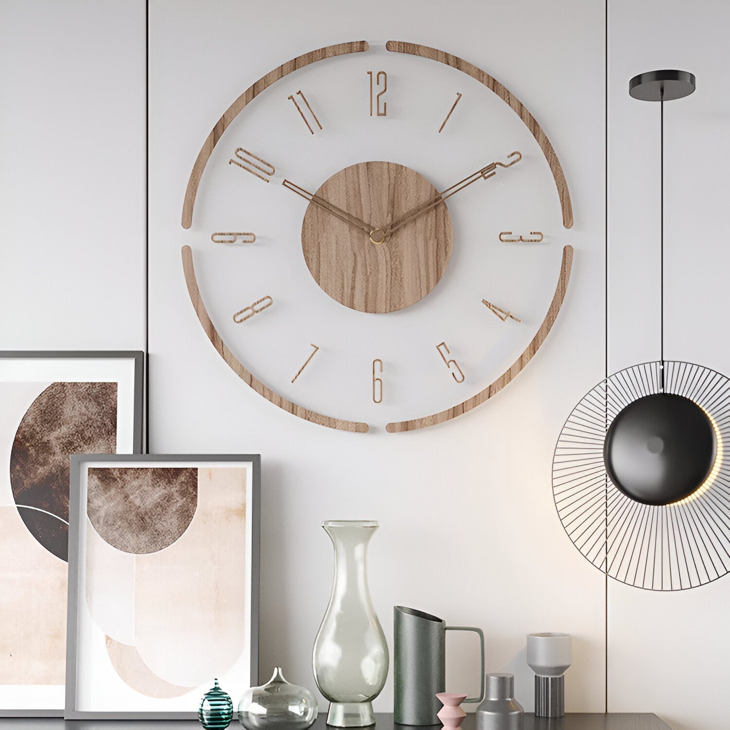 SoftTime | Wanduhr – sanfte Optik für minimalistische Wohnräume