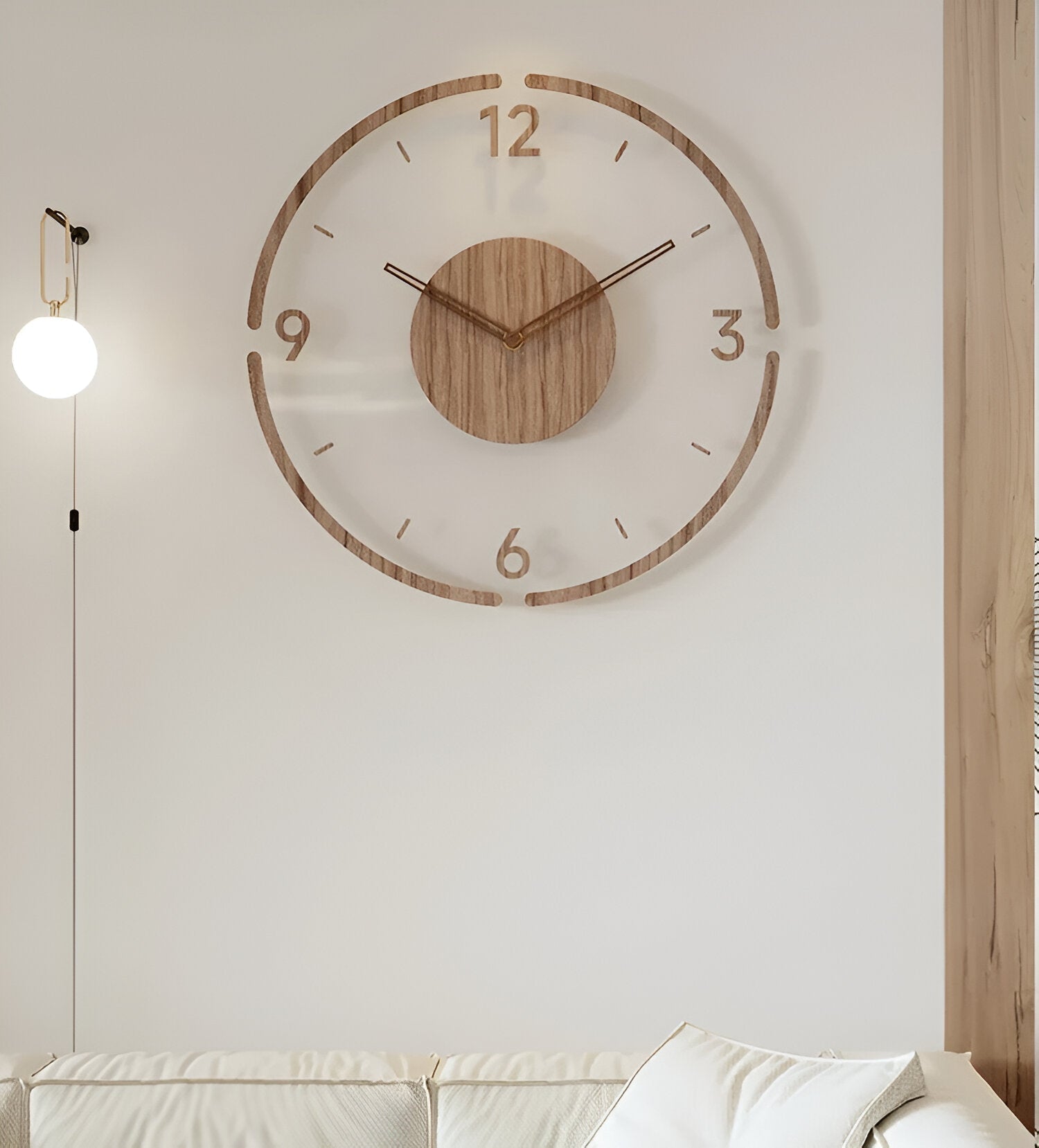 SoftTime | Wanduhr – sanfte Optik für minimalistische Wohnräume