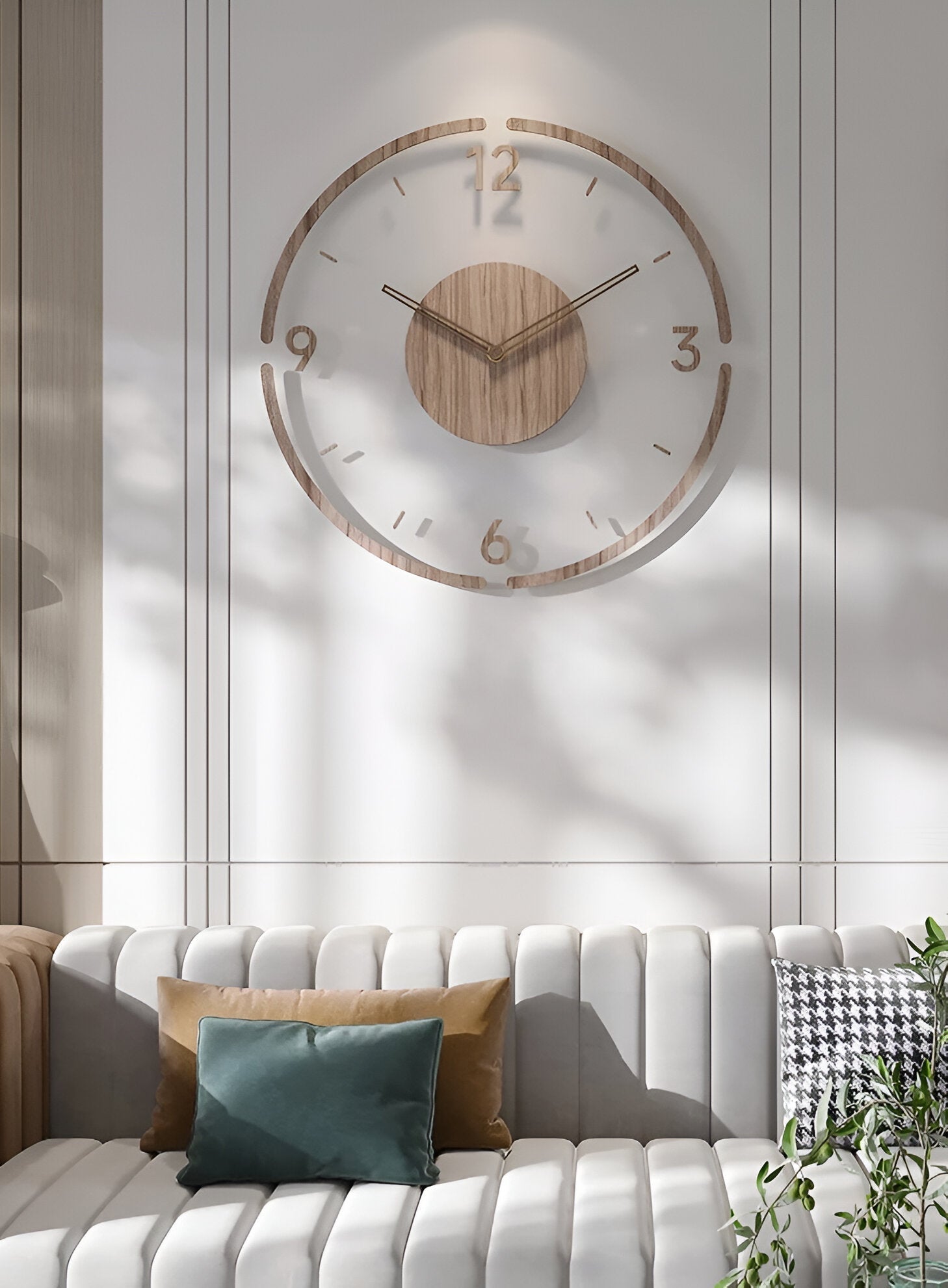 SoftTime | Wanduhr – sanfte Optik für minimalistische Wohnräume