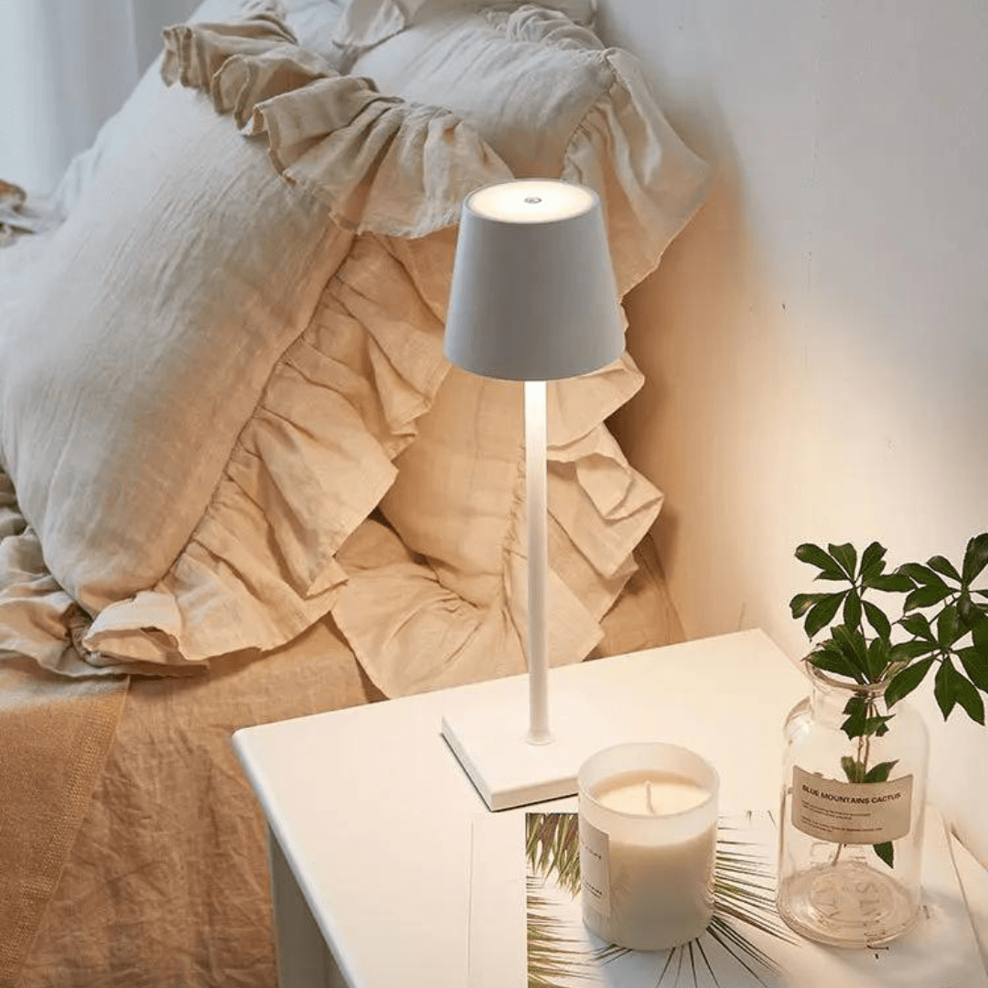 LumaVoy | Tischlampe – Tragbare Warme LED-Beleuchtung