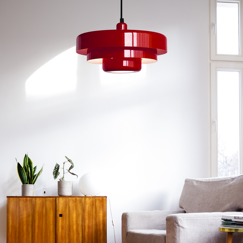 CrystalLoom | Hängeleuchte – Nordisches warmes Glasdesign