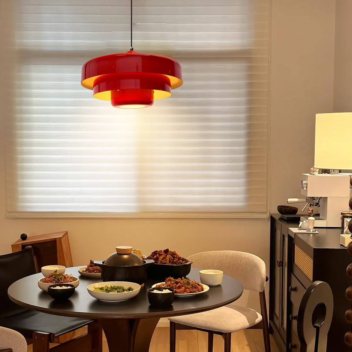 CrystalLoom | Hängeleuchte – Nordisches warmes Glasdesign