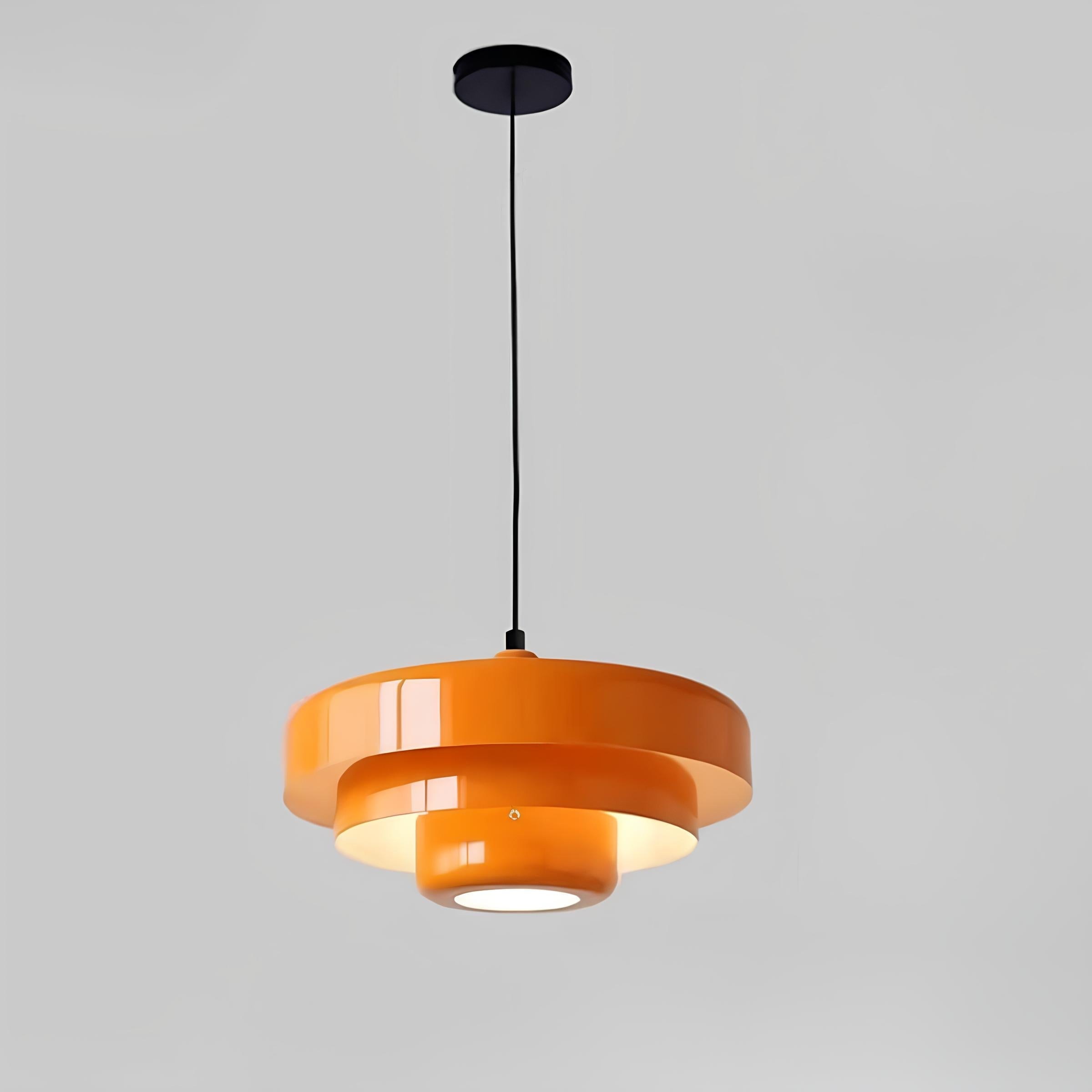 CrystalLoom | Hängeleuchte – Nordisches warmes Glasdesign
