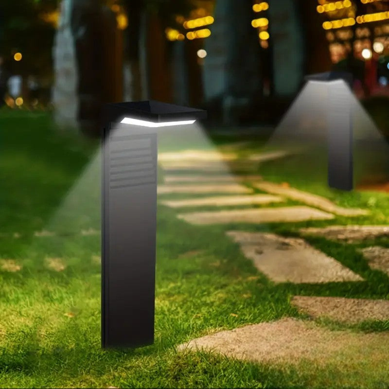 Solar Gartenlampe mit LED – Umweltfreundliche Außenbeleuchtung in Warmweiß, Einfache Installation, IP64 Schutz, 41cm hoch 4