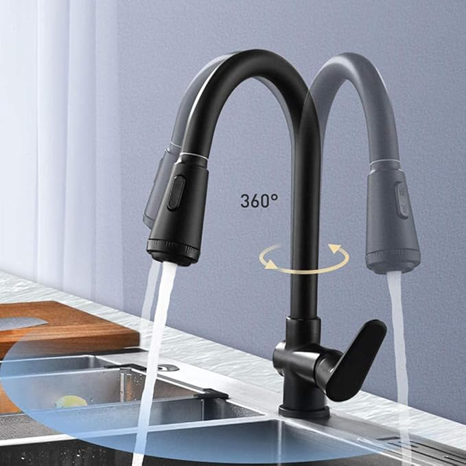 StreamLuxe | Küchenarmatur – Ausziehbrause mit Touch-Steuerung