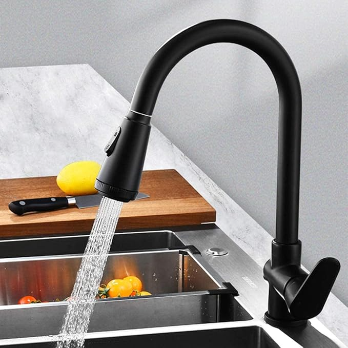 StreamLuxe | Küchenarmatur – Ausziehbrause mit Touch-Steuerung