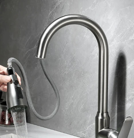 StreamLuxe | Küchenarmatur – Ausziehbrause mit Touch-Steuerung