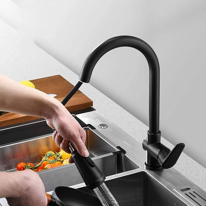 StreamLuxe | Küchenarmatur – Ausziehbrause mit Touch-Steuerung