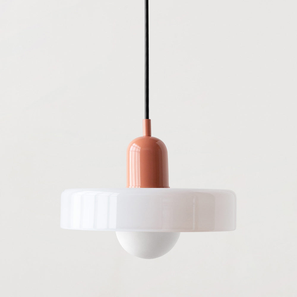 Vitréna Bauhaus Pendelleuchte für Esszimmer – Künstlerisches Design mit Harmonischer Lichtdiffusion, Ø 25cm, Verstellbare Aufhängung 2