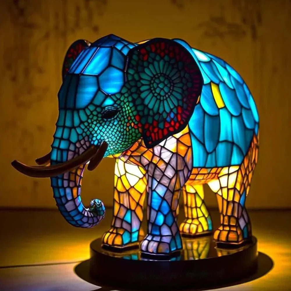 BrightVista | Deko-Lampe – farbenfrohe Tiermotive für stilvolle Wohnräume