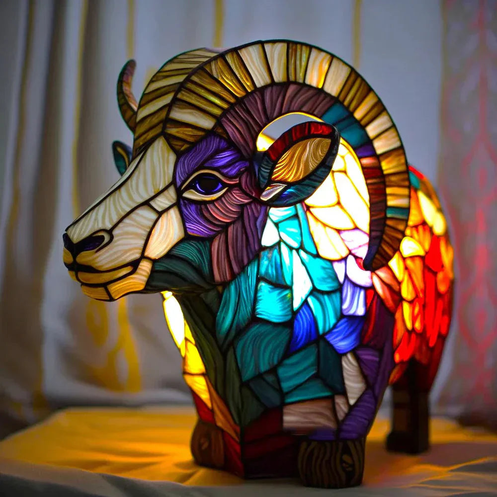 BrightVista | Deko-Lampe – farbenfrohe Tiermotive für stilvolle Wohnräume
