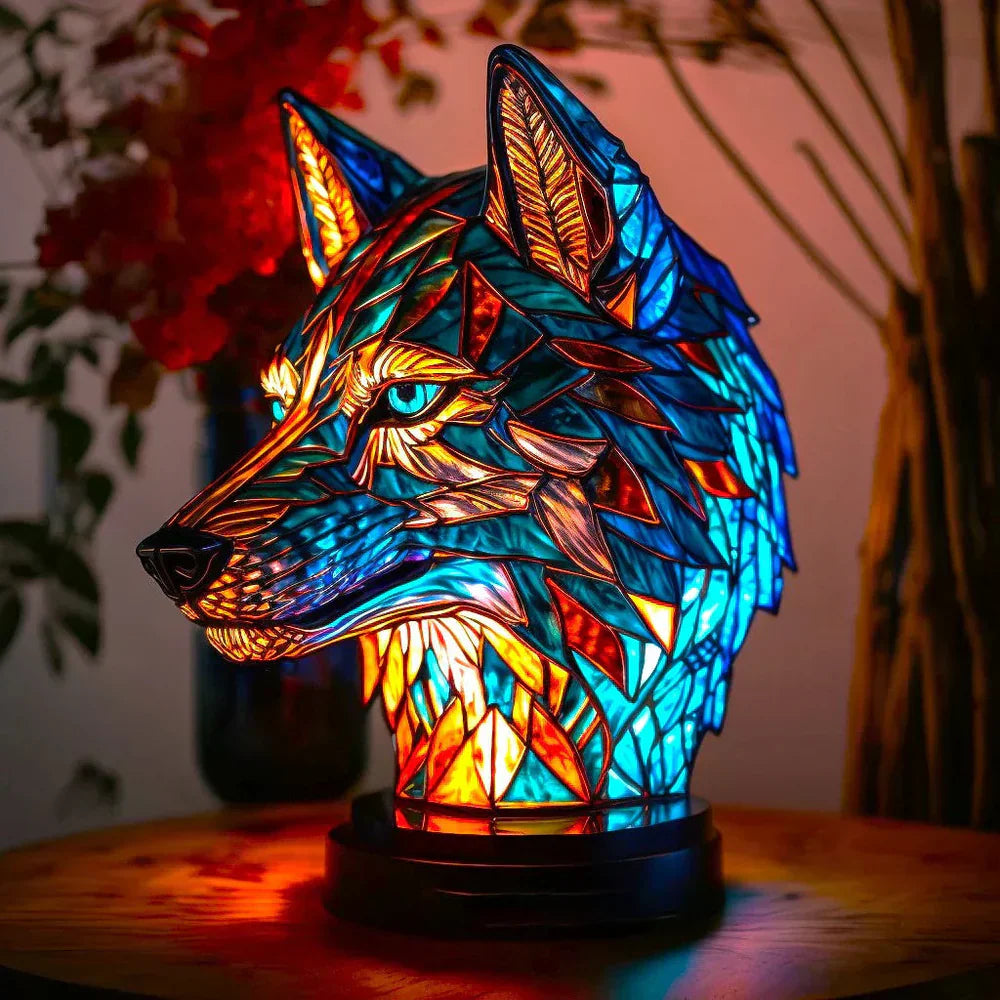 BrightVista | Deko-Lampe – farbenfrohe Tiermotive für stilvolle Wohnräume