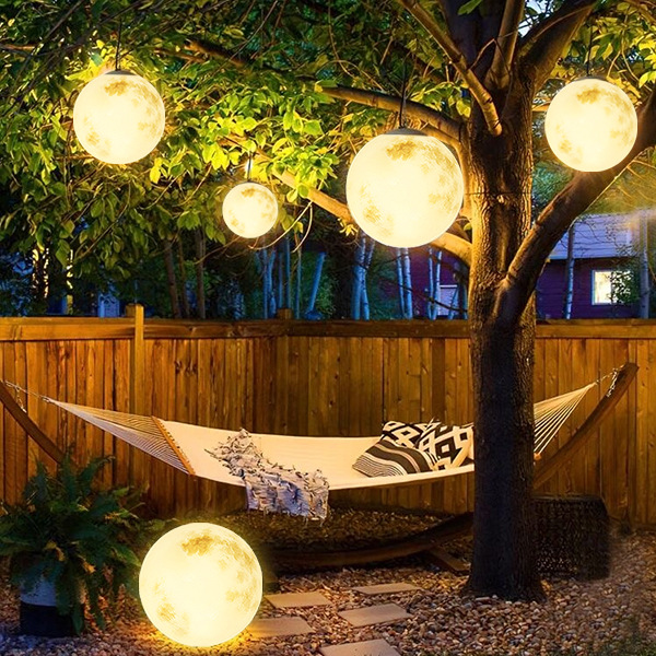 OrbLuxe | Gartenlampe – Elegantes Mondähnliches Stimmungslicht