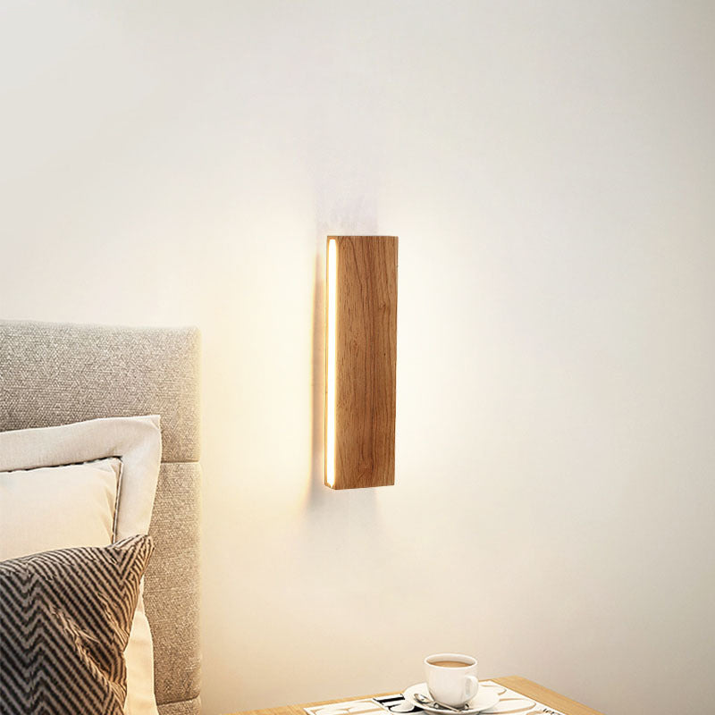WoodGlow | Wandleuchte – Natürliche warme LED-Beleuchtung