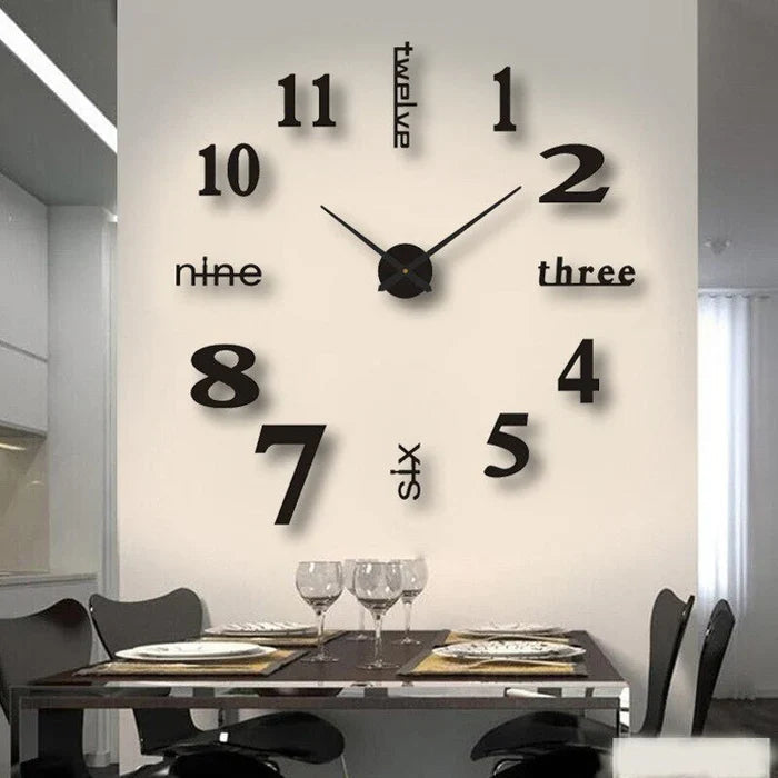 PrimeTick | Wanduhr – leises Uhrwerk für ruhige Wohnbereiche