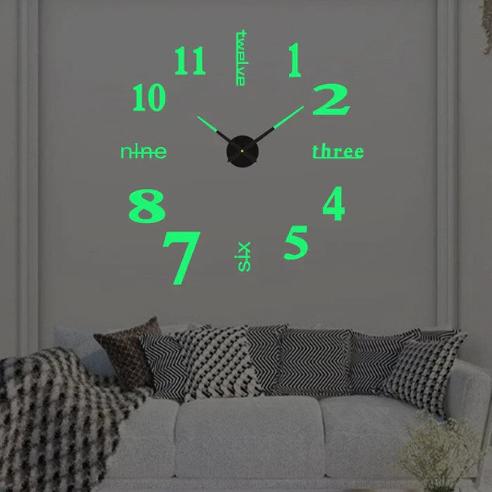 PrimeTick | Wanduhr – leises Uhrwerk für ruhige Wohnbereiche