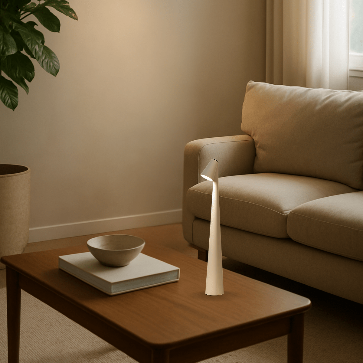 LightForge | Tischlampe – dimmbare Stimmung für wohnliche Bereiche