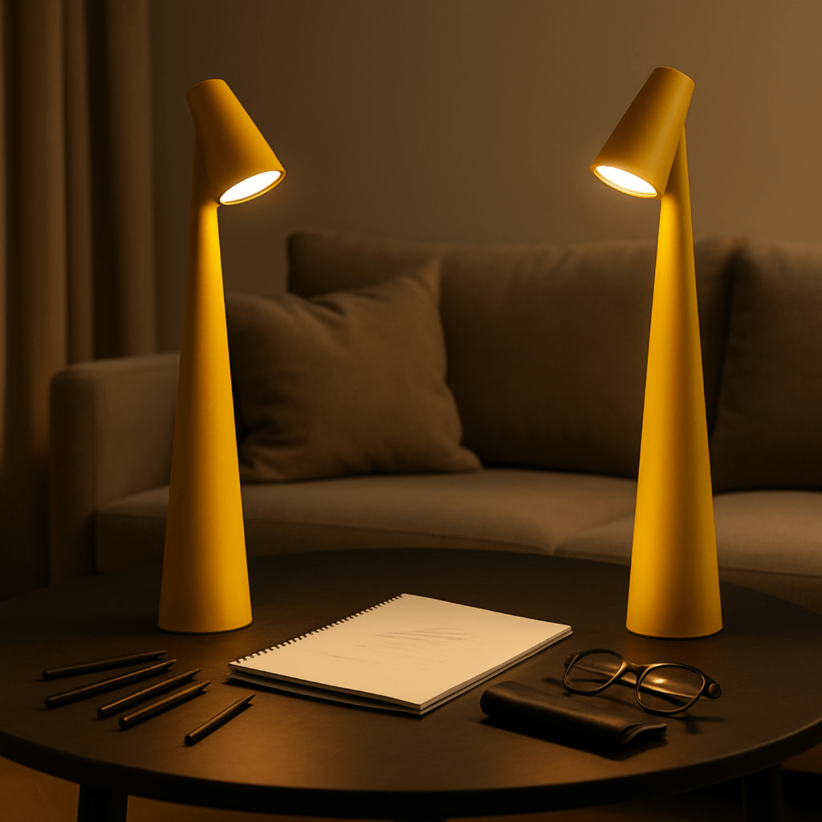 LightForge | Tischlampe – dimmbare Stimmung für wohnliche Bereiche