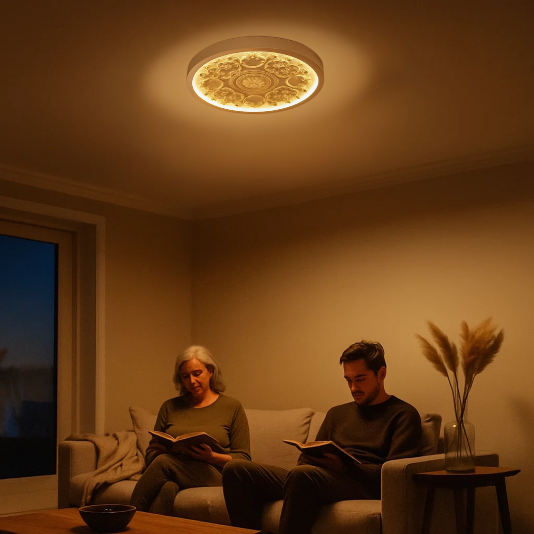 LumiCrest | Deckenleuchte – Einstellbares LED-Umgebungslicht