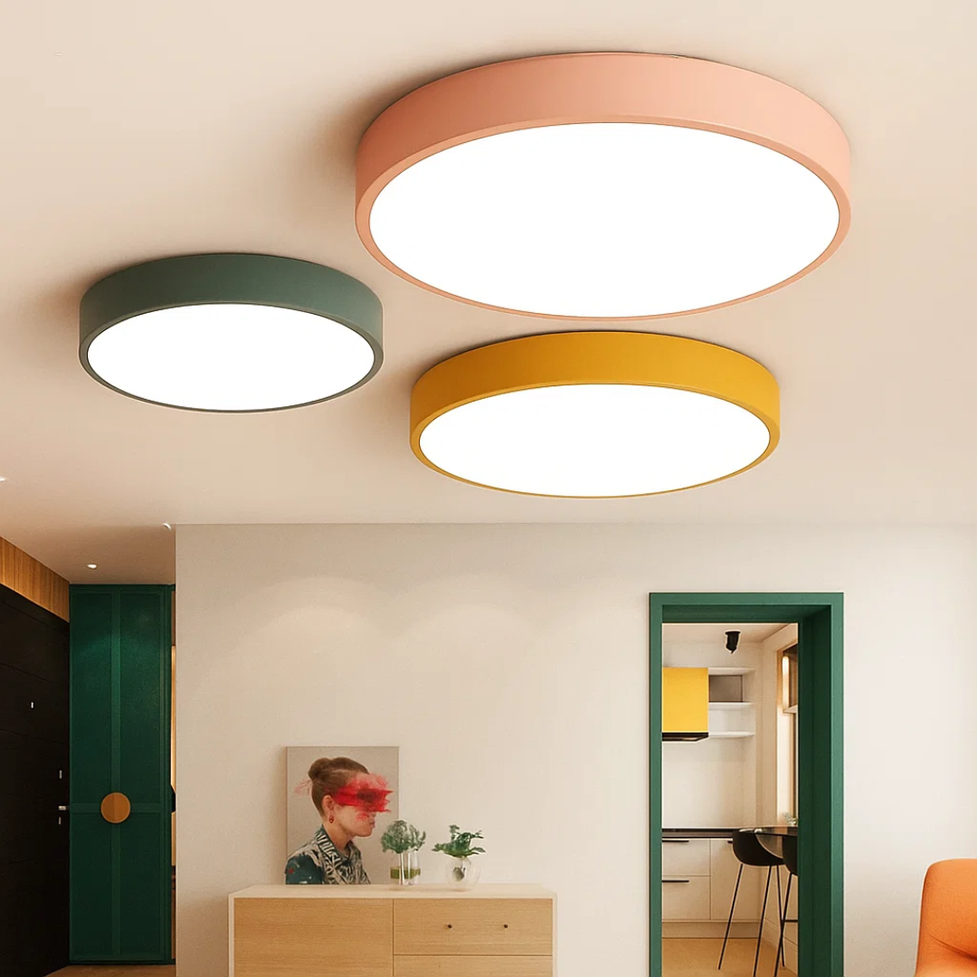 PastelGrove | Deckenlampe – Ultraflache sanfte LED-Beleuchtung