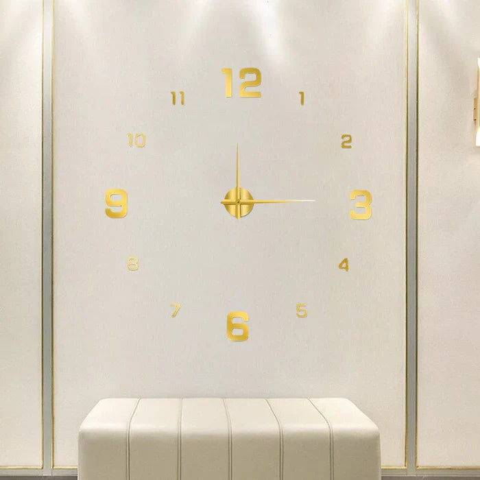 PrimeTick | Wanduhr – leises Uhrwerk für ruhige Wohnbereiche