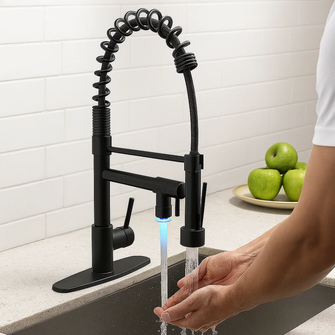 FlowShift | Küchenarmatur – Flexibler Auszug für vielseitiges Spülen