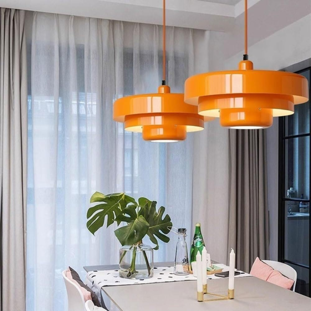 CrystalLoom | Hängeleuchte – Nordisches warmes Glasdesign