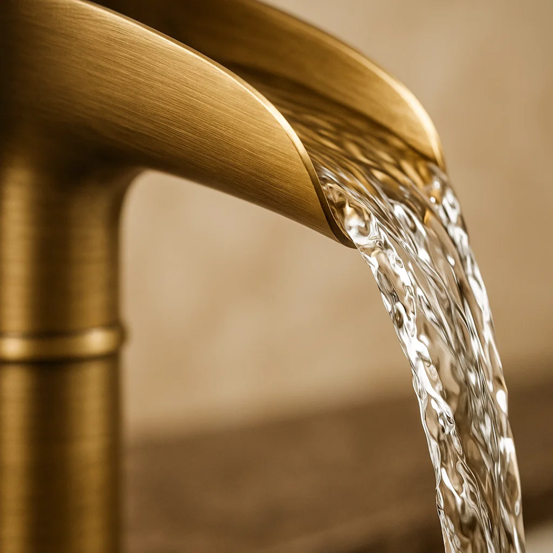 AquaLuxe | Armatur – Sanfter Eleganter Wasserfalleffekt