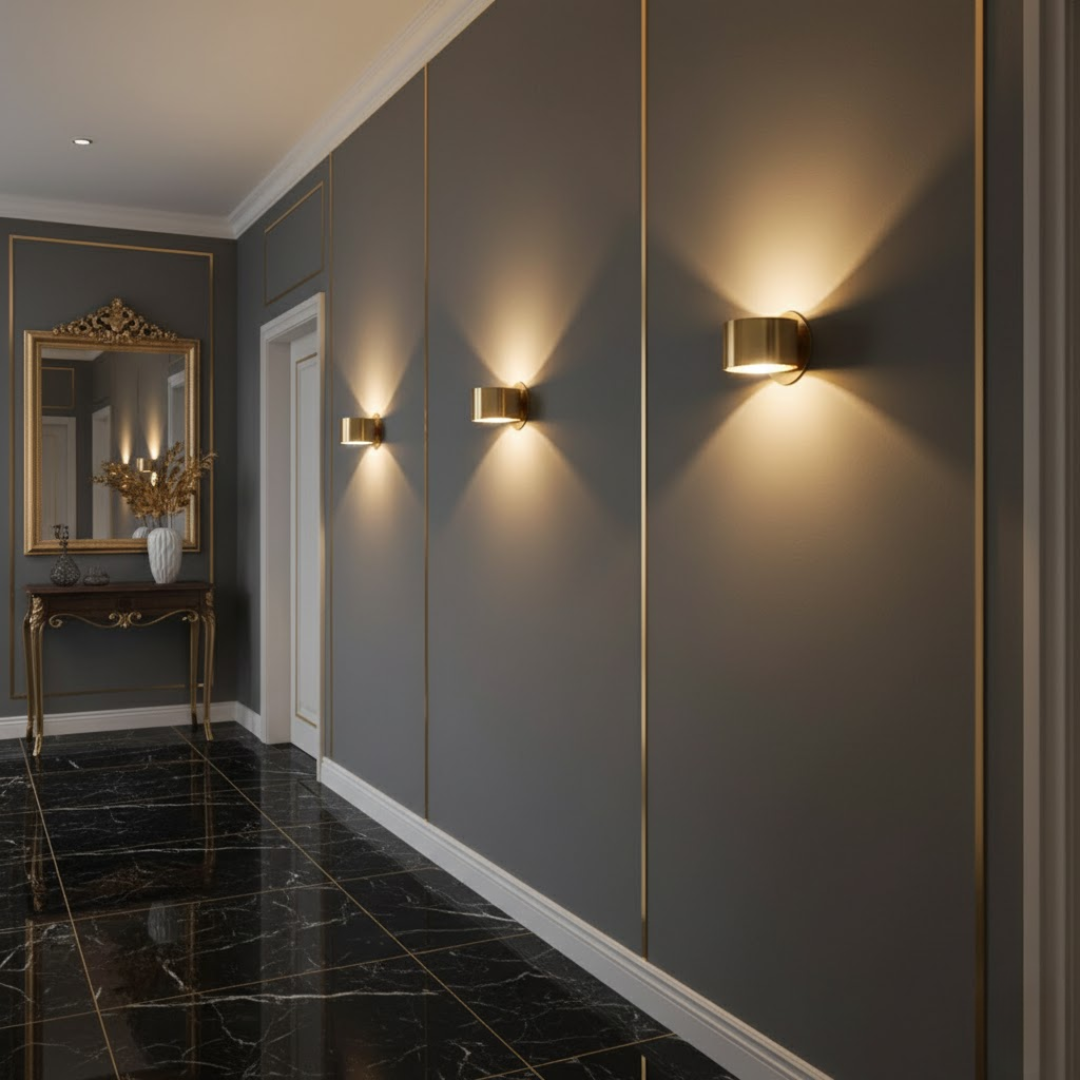 HaloGleam | Wandleuchte – Moderne raffinierte LED-Beleuchtung