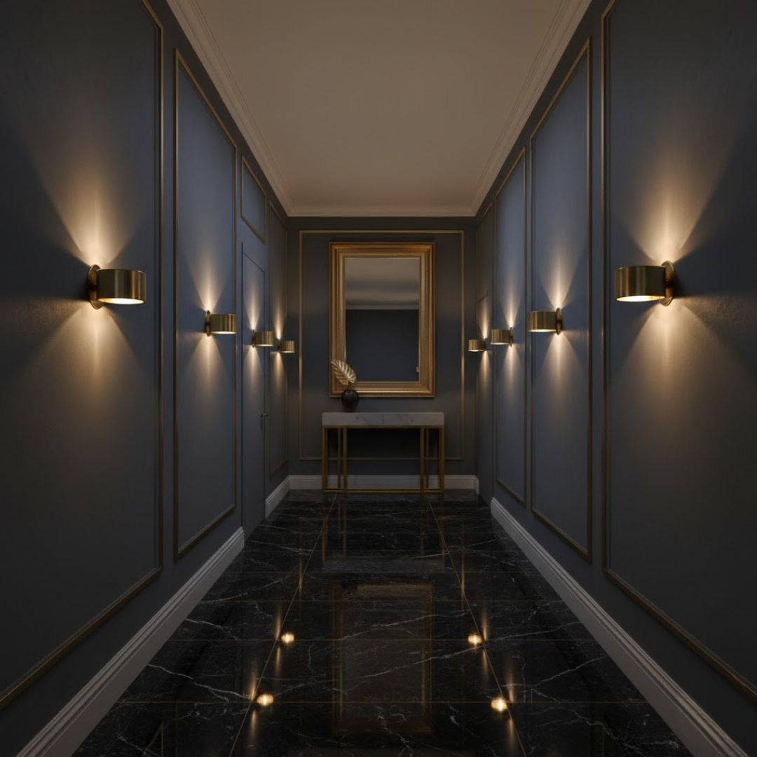 HaloGleam | Wandleuchte – Moderne raffinierte LED-Beleuchtung