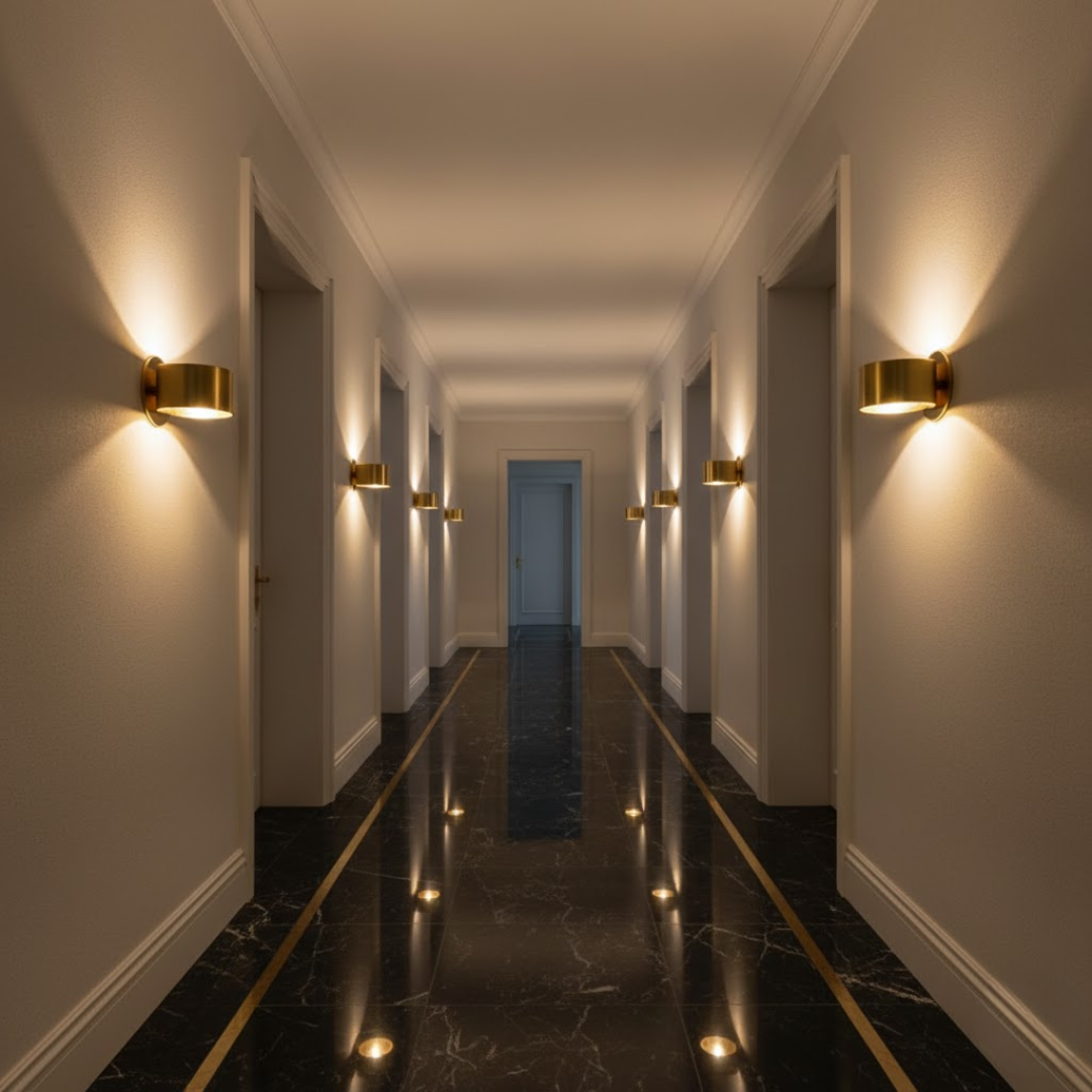 HaloGleam | Wandleuchte – Moderne raffinierte LED-Beleuchtung