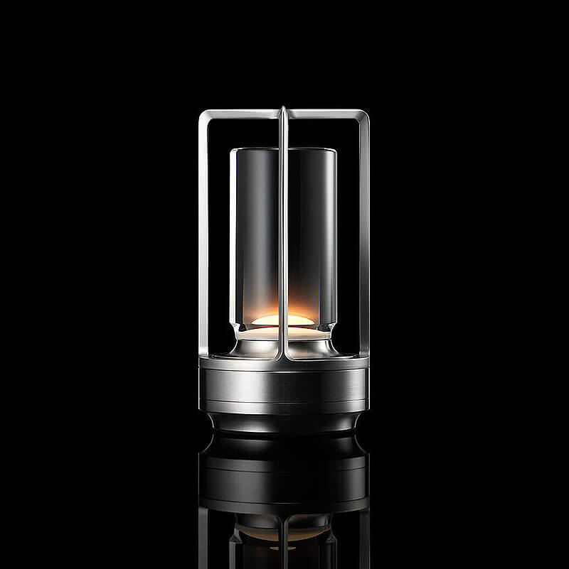 LumiVogue | Kabellose Kristall-Tischlampe – Warmes dimmbares Stimmungslicht